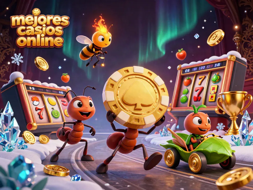 Juega en los mejores casinos online mientras estos divertidos personajes realizan una emocionante carrera.