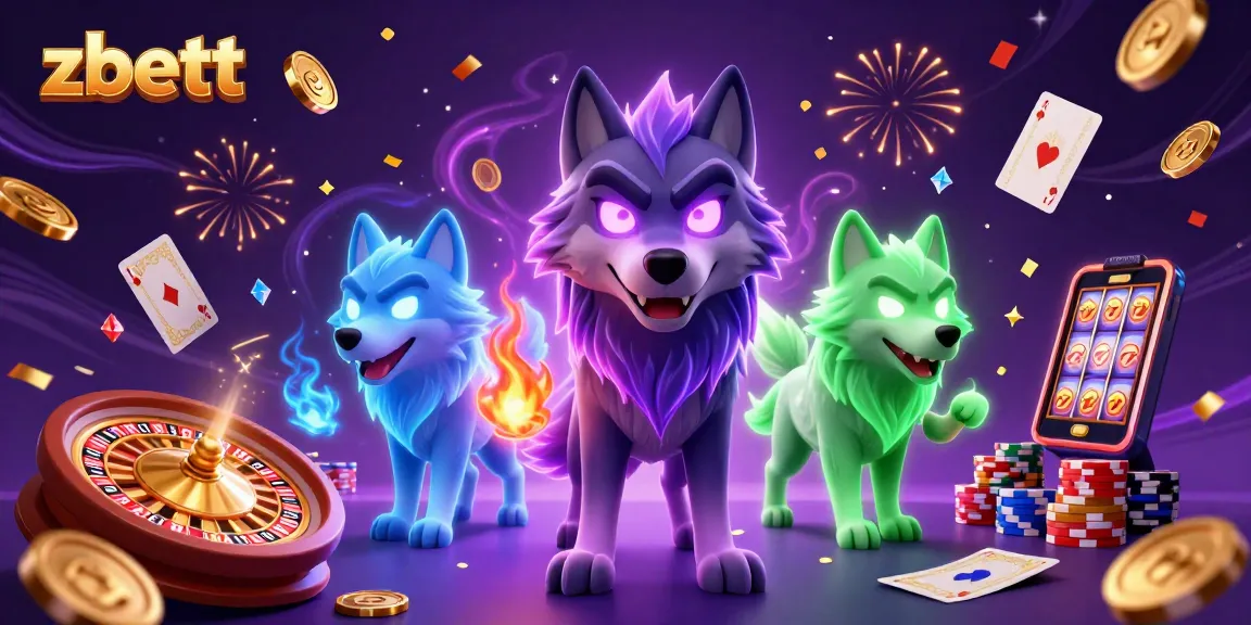 Experience thrilling wins with zbett in this vibrant casino scene featuring exciting gaming elements.