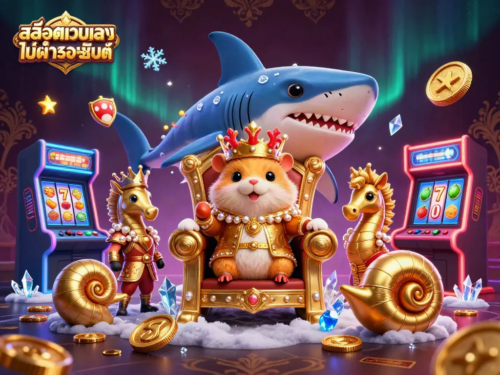 เล่นสล็อตเว็บตรงไม่ผ่านเอเย่นต์ พร้อม king แฮมสเตอร์ตัวน้อยในฉากคาสิโน