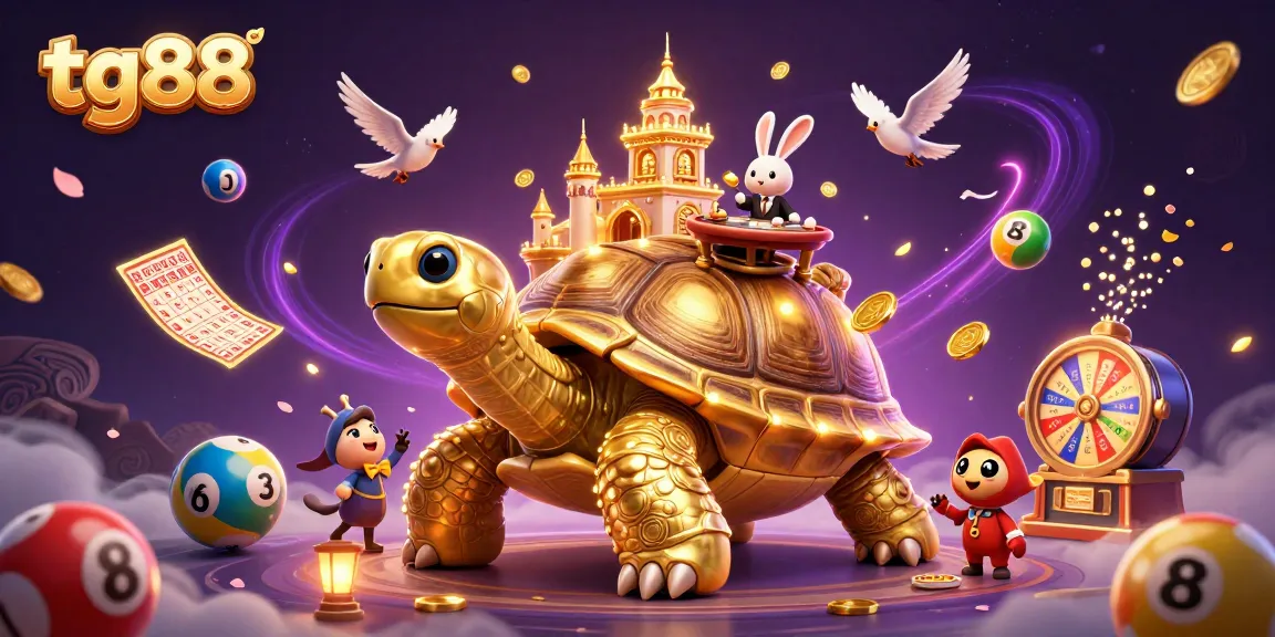 Engage with the thrilling TG88 gaming experience featuring dynamic characters and colorful casino elements.