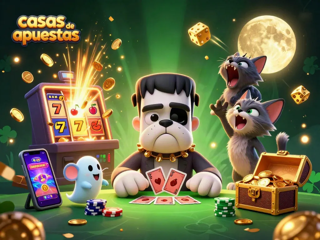Disfruta en casas de apuestas con cartas de juego y una atmósfera espeluznante llenas de diversión.