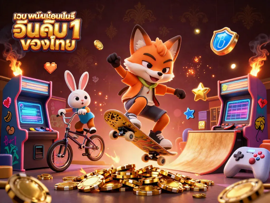 เว็บพนันออนไลน์ อันดับ 1 ของไทย กำลังสนุกกับเกมสล็อตและกิจกรรมคาสิโนที่เต็มไปด้วยสีสัน