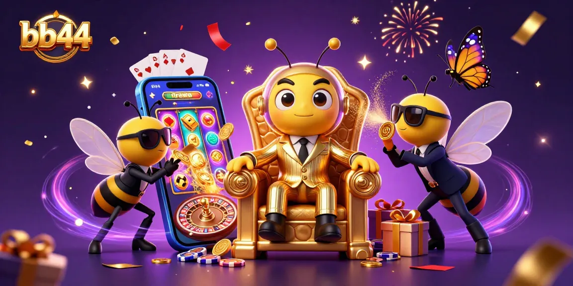 Bet on joy and excitement with bb44 in this vibrant casino scene full of games.