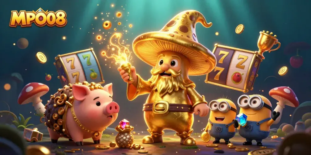 MPO08 delivers an exciting slots experience with its vibrant characters and animated elements enhancing gameplay.