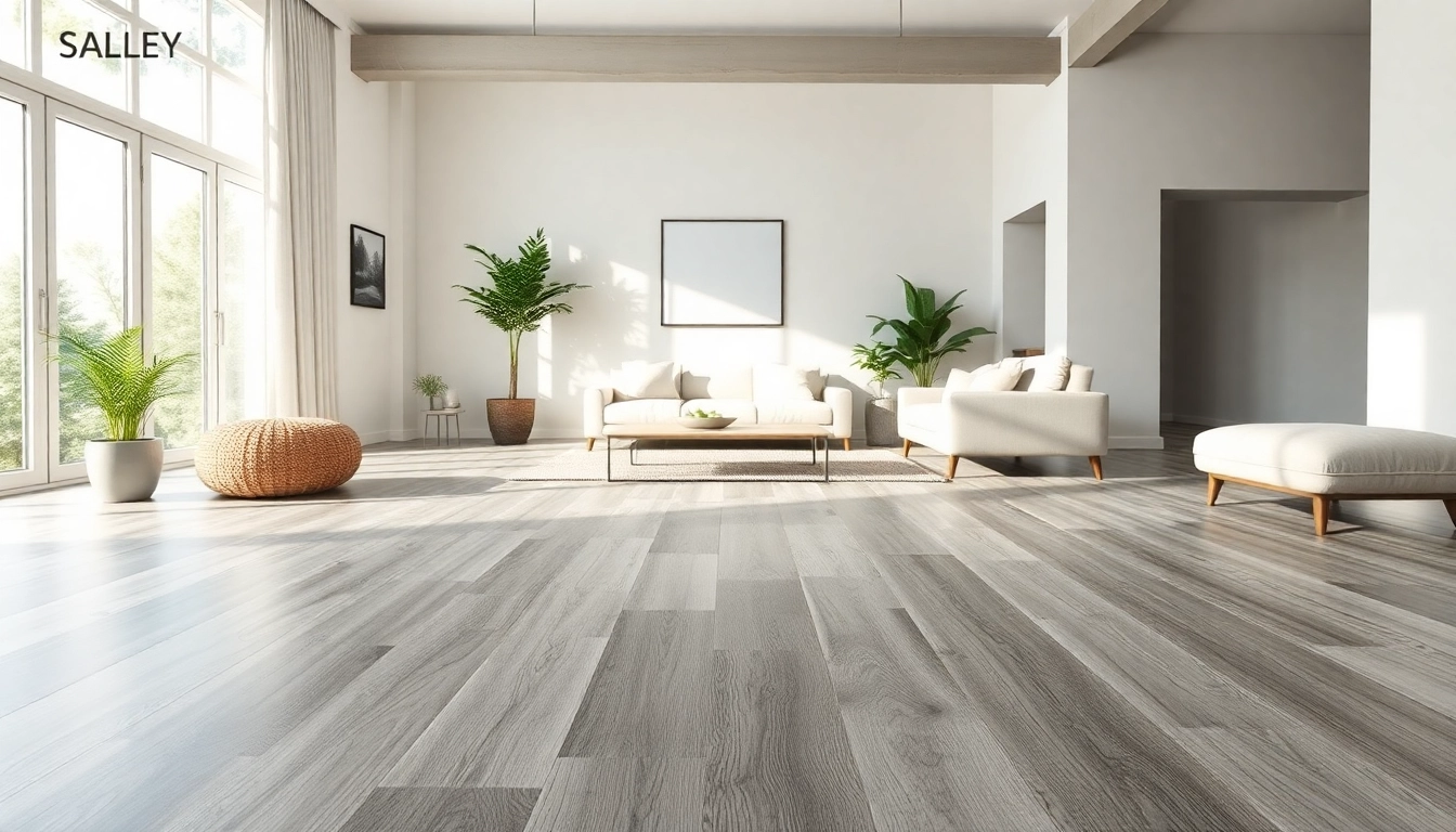 Transform your space with grey vinyl flooring that blends seamlessly into modern interiors.