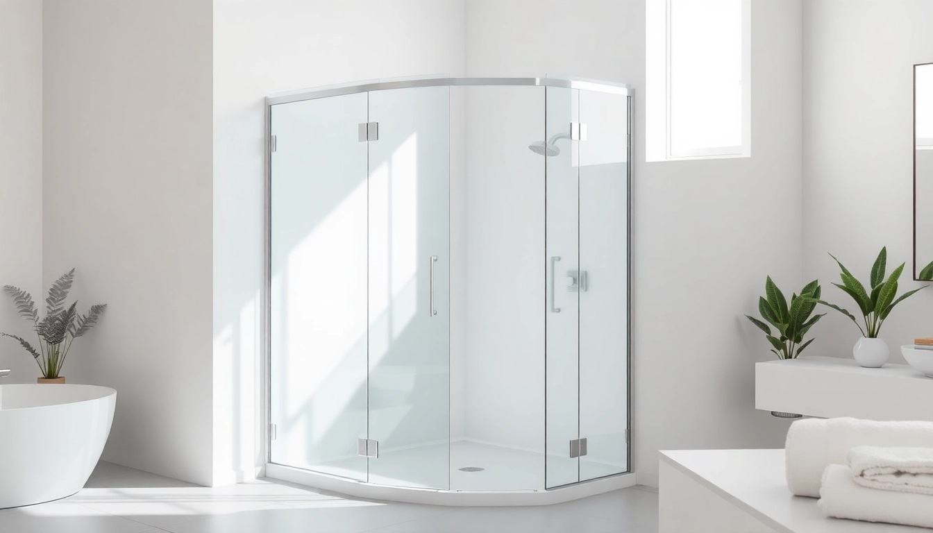 View of stylish shower screens semi frameless showcasing modern design and elegance.