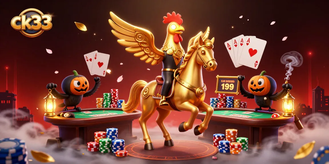 Engage in thrilling poker action at ck33 with a vibrant casino scene featuring dynamic characters.
