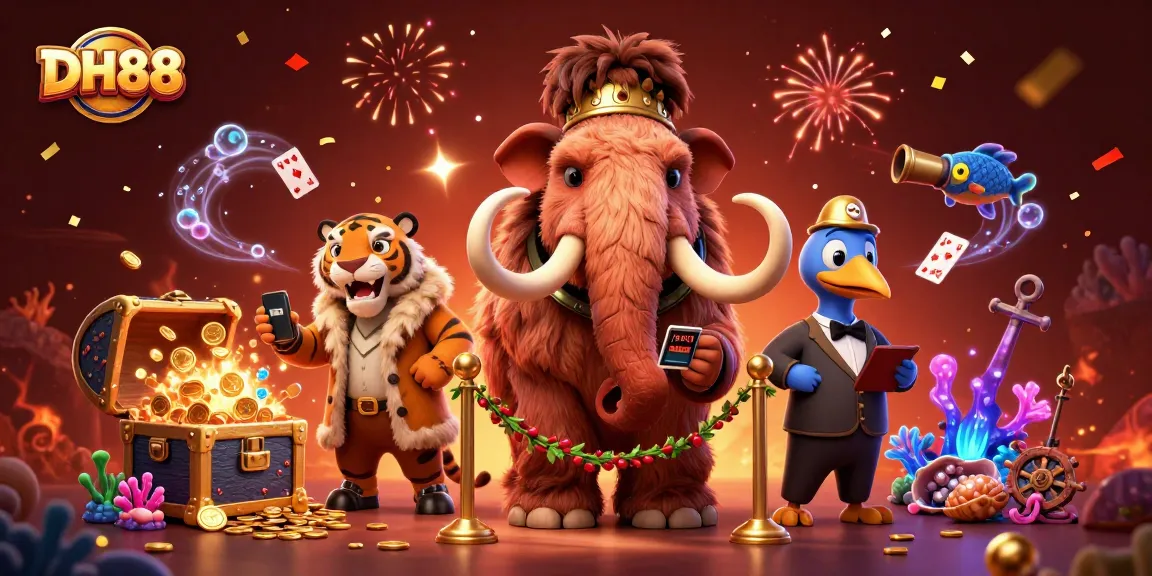 Check IDs at DH88 with an ultra-detailed scene featuring a majestic woolly mammoth bouncer.