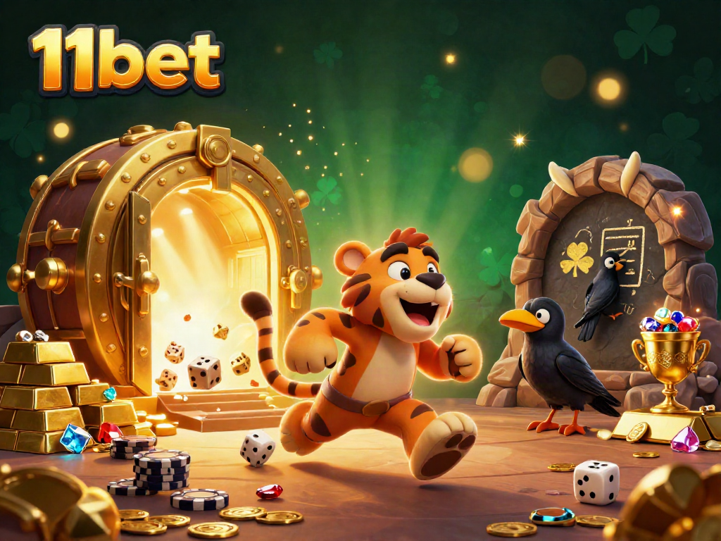 Engage with the dynamic world of 11bet as the caveman and sabertooth duo run a prehistoric casino.
