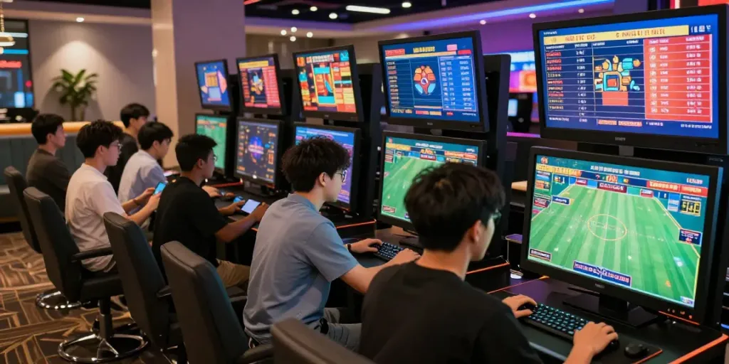 Players enjoying engaging games at DA88's online platform.