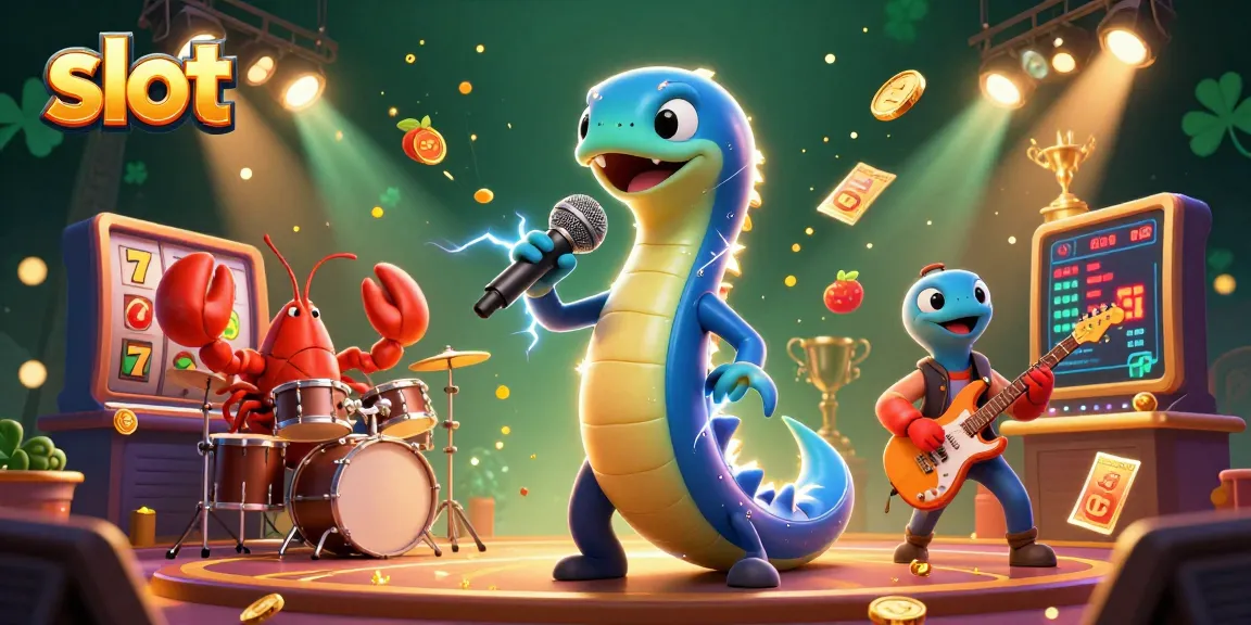Experience thrilling slot jackpots with vibrant underwater casino characters and dynamic elements.