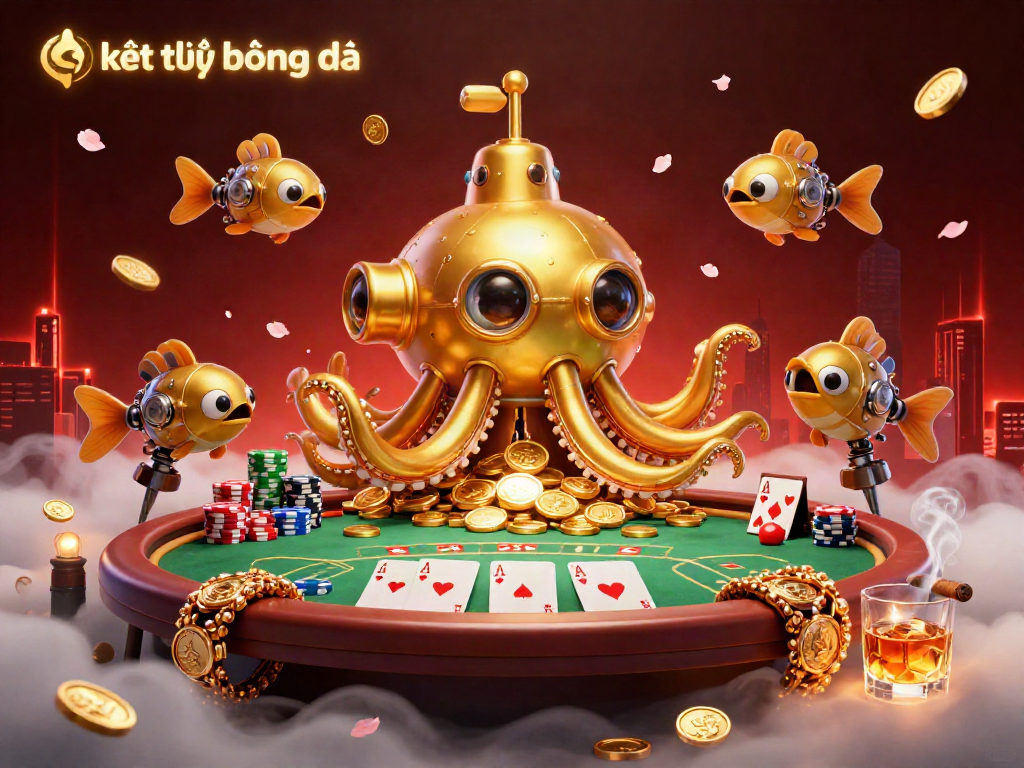 Experience the live action of kết quả bóng đá in an ultra-detailed 3D illustration with vibrant casino elements.