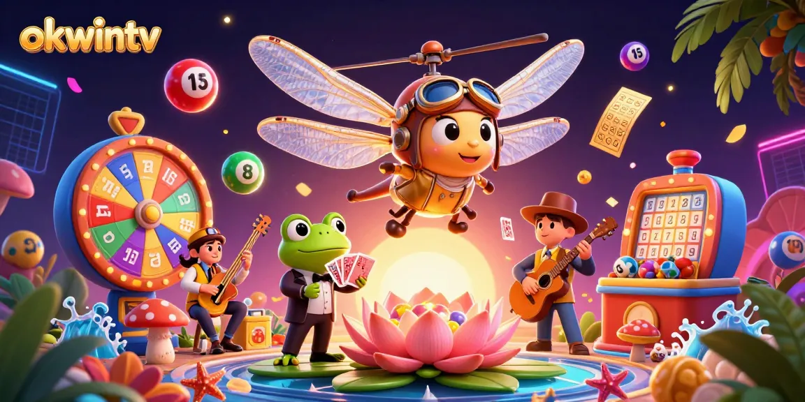 Experience thrilling moments with okwintv, where colorful lottery balls and vibrant casino action collide.