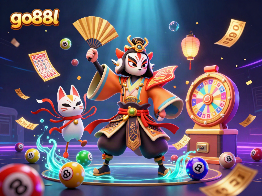 Engage in exciting gameplay with go88l lottery elements and vibrant 3D characters.