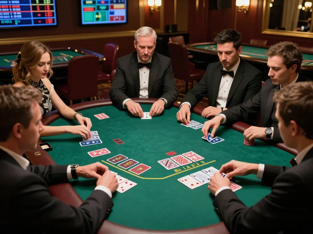 Players engaging in high-stakes baccarat at SC88 online casino, capturing strategic gameplay.