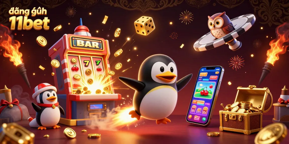 Experience thrills with đăng nhập 11bet as the golden penguin blasts through a vibrant casino universe.