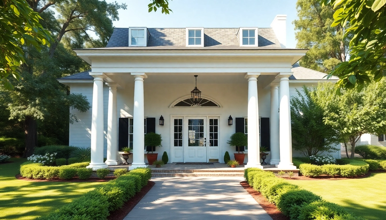Transformative colonial addition enhances traditional home with modern elegance.