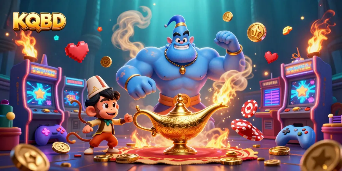 KQBD reveals exciting moments with a 3D Genie, poker chips, and glowing arcade games