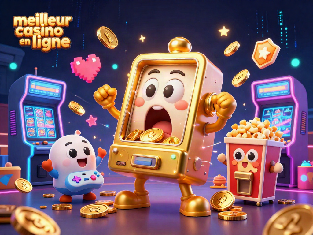 Découvrez le meilleur casino en ligne avec une machine à sous en or révolutionnaire et des machines à sous miniatures, célébrant ensemble un jackpot.