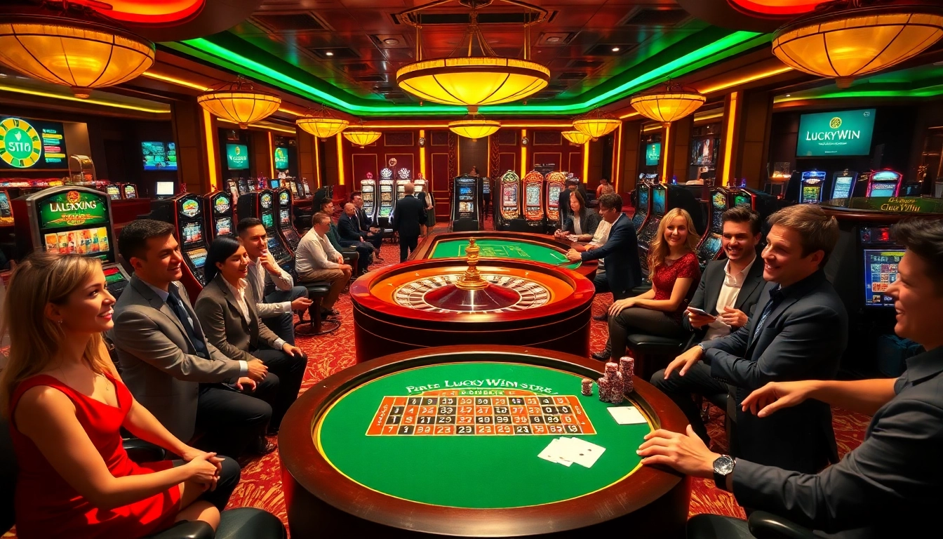 Experience the thrill of winning at LuckyWin with vibrant casino games and lucky players.