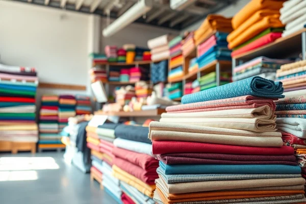 Schoenen en stoffen in een stoffen webshop nederland voor diverse modeprojecten.
