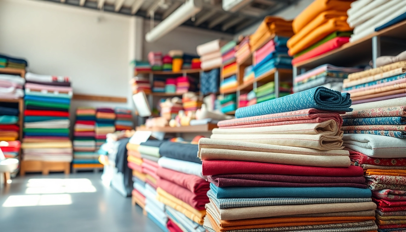 Schoenen en stoffen in een stoffen webshop nederland voor diverse modeprojecten.